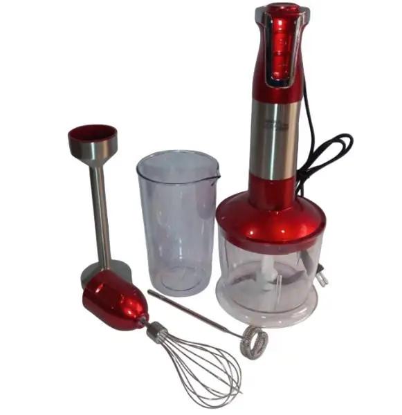 Блендер погружной Zepline ZP-074 5в1 1500 ВТ Красный (24184628)