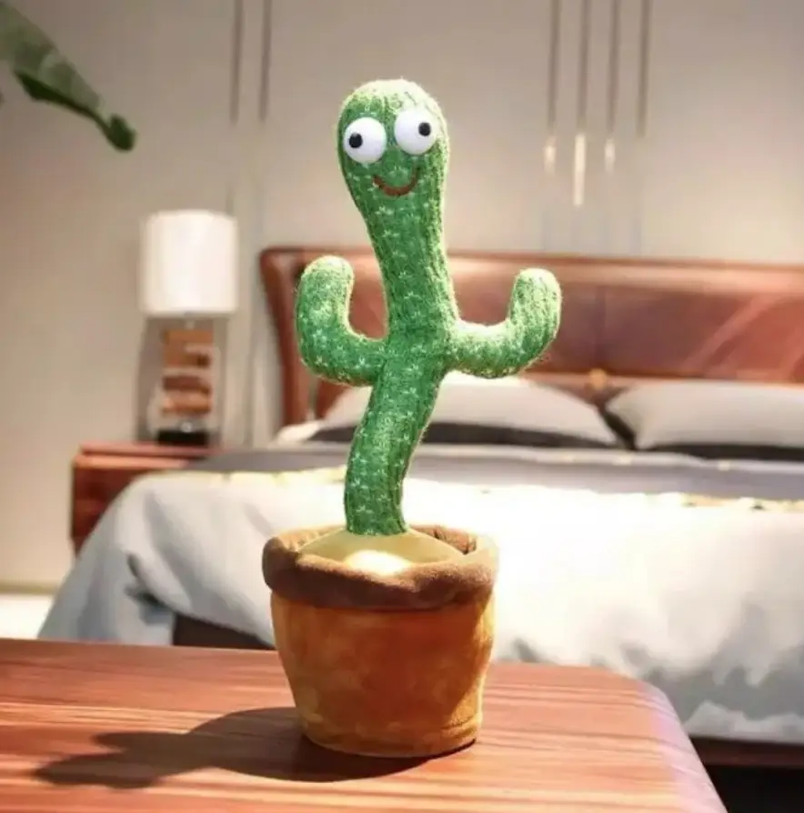 Игрушка с функцией повторения и подсветкой Dancing Cactus 34 см (100131) - фото 5