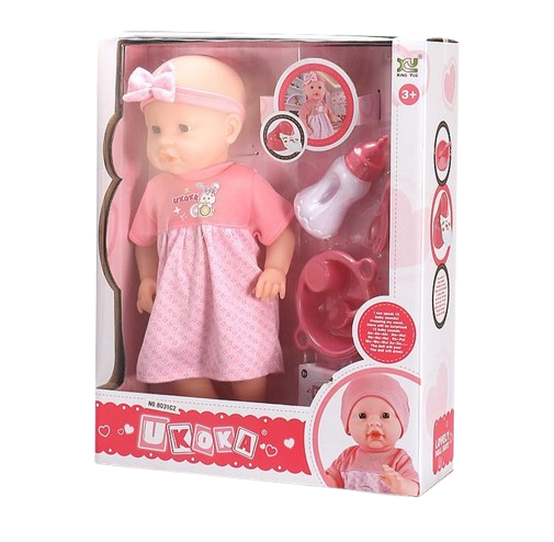 Пупс UKOKA многофункциональный с набором аксессуаров винил 41 см (01750)