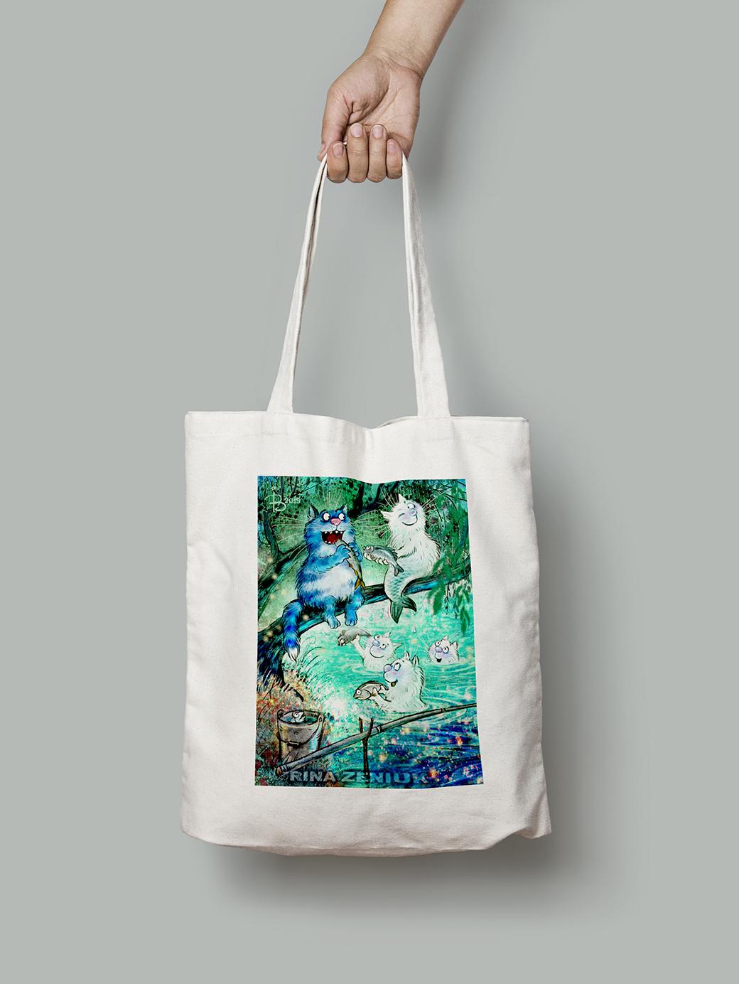 Эко-сумка Русалки шопер (rinaz_20192212006_Bag)