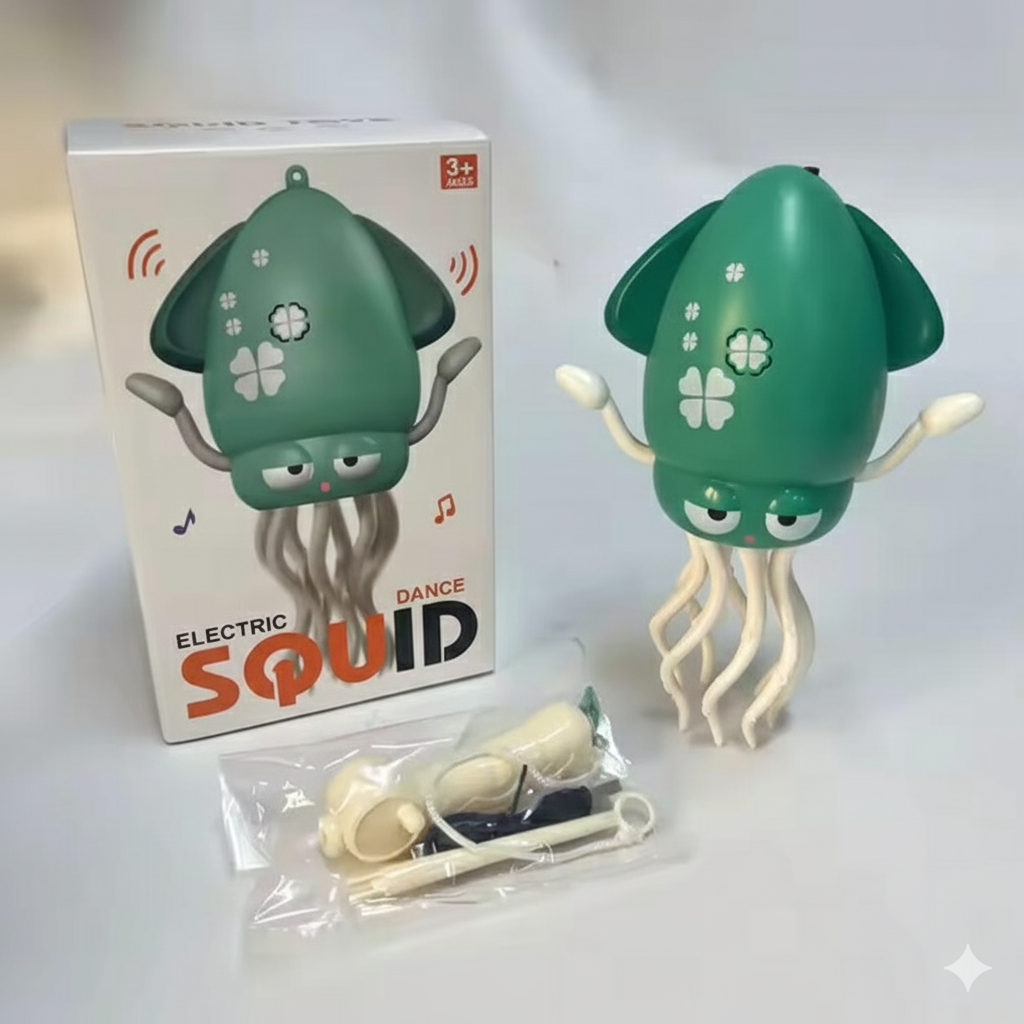 Интерактивная игрушка танцующий осьминог с музыкой и подсветкой Зеленый (2723140762) - фото 2 Интерактивная игрушка танцующий осьминог с музыкой и подсветкой Зеленый (2723140762) - фото 2