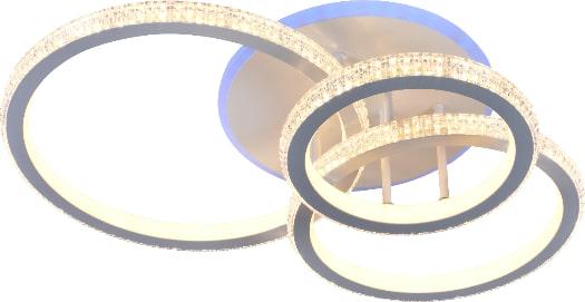 Люстра светодиодная Sirius DK5870/3 WH RGB 236W+10W акриловая