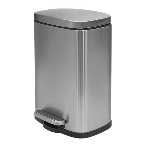 Ведро с педалью Spirella Akira 5 л Серебристый (10.19833)