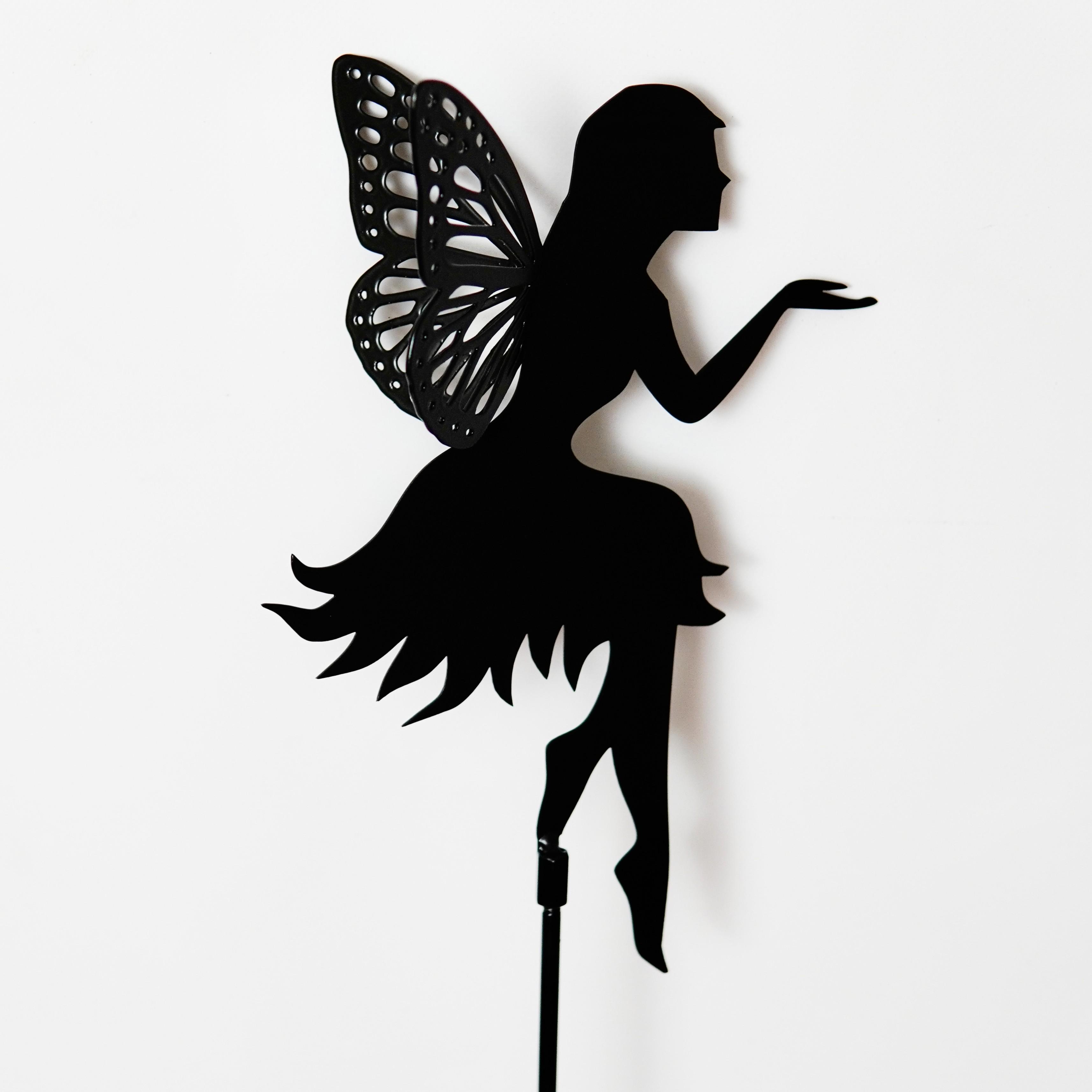Садовая фигура Фея волшебница металлическая для сада/подворья/клумбы (DCR044)