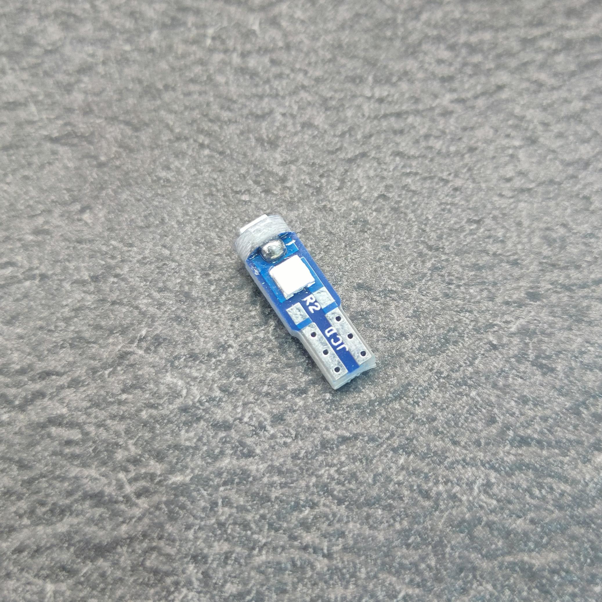 Автолампа T5 W2,3W 3SMD 3030 LED Синий (533STORE3) - фото 2