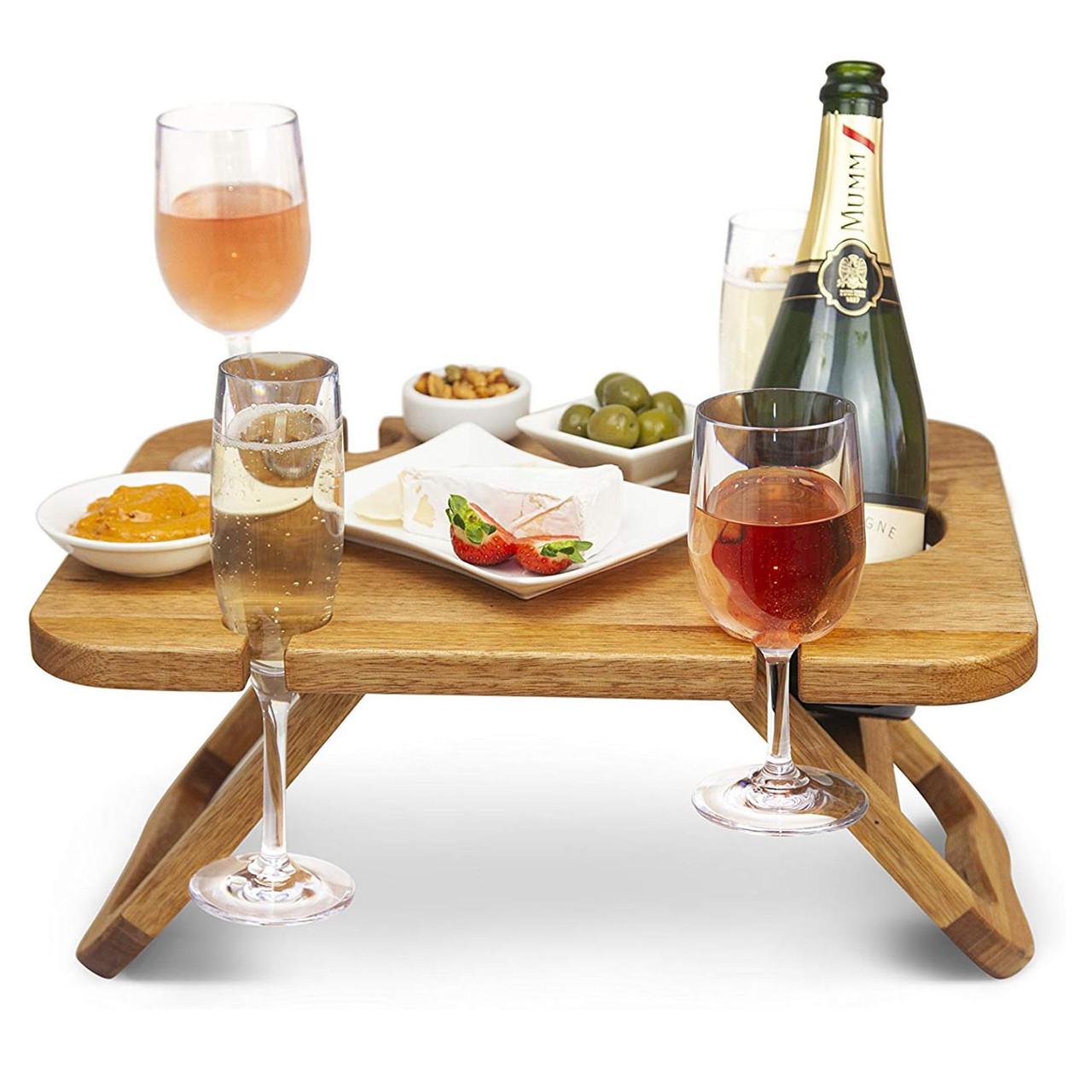 Столик розкладний з дерева Купер Мускат (СУН-000607)