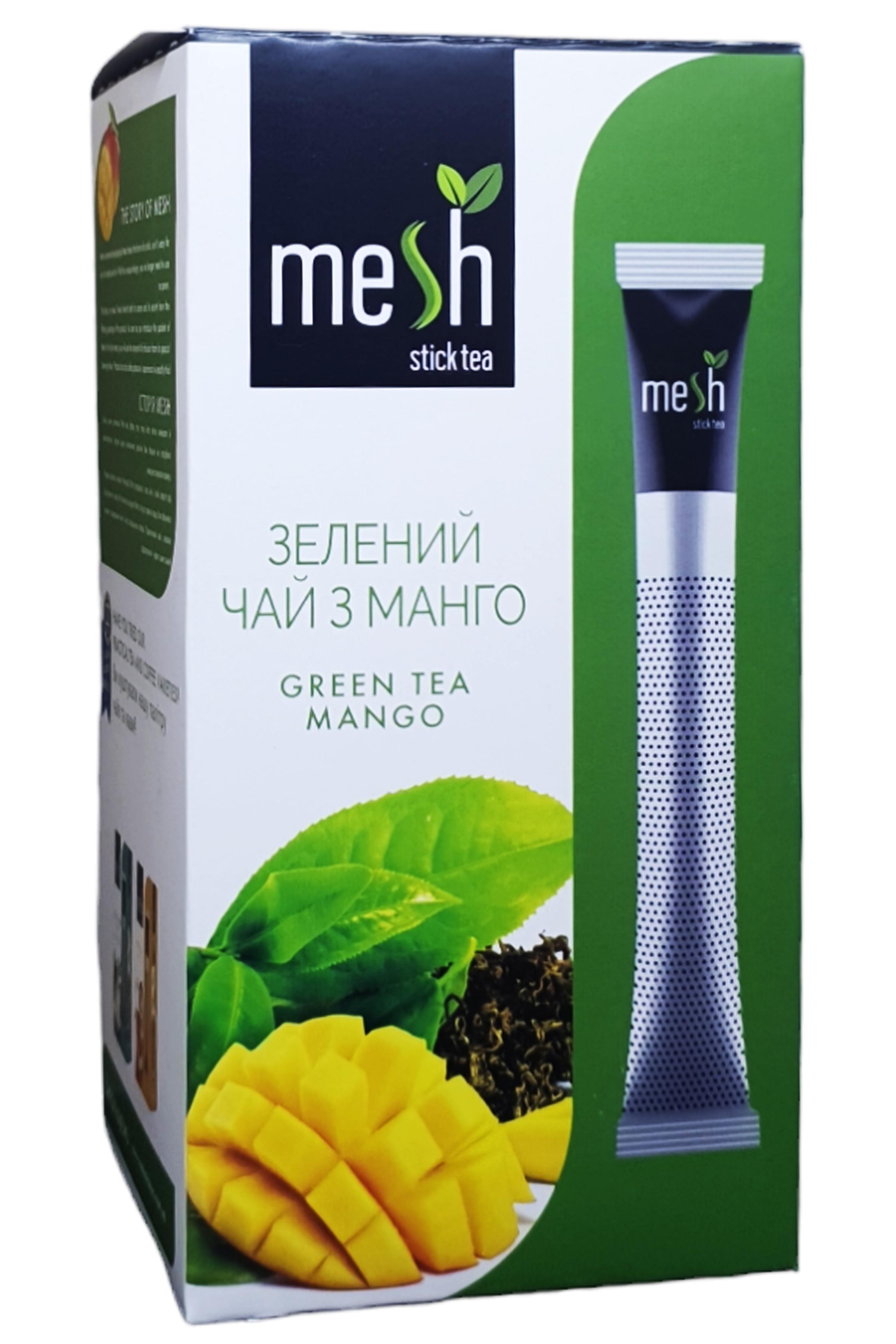 Чай зеленый Mesh с манго в пакетиках 16 шт. по 2 г (58872)
