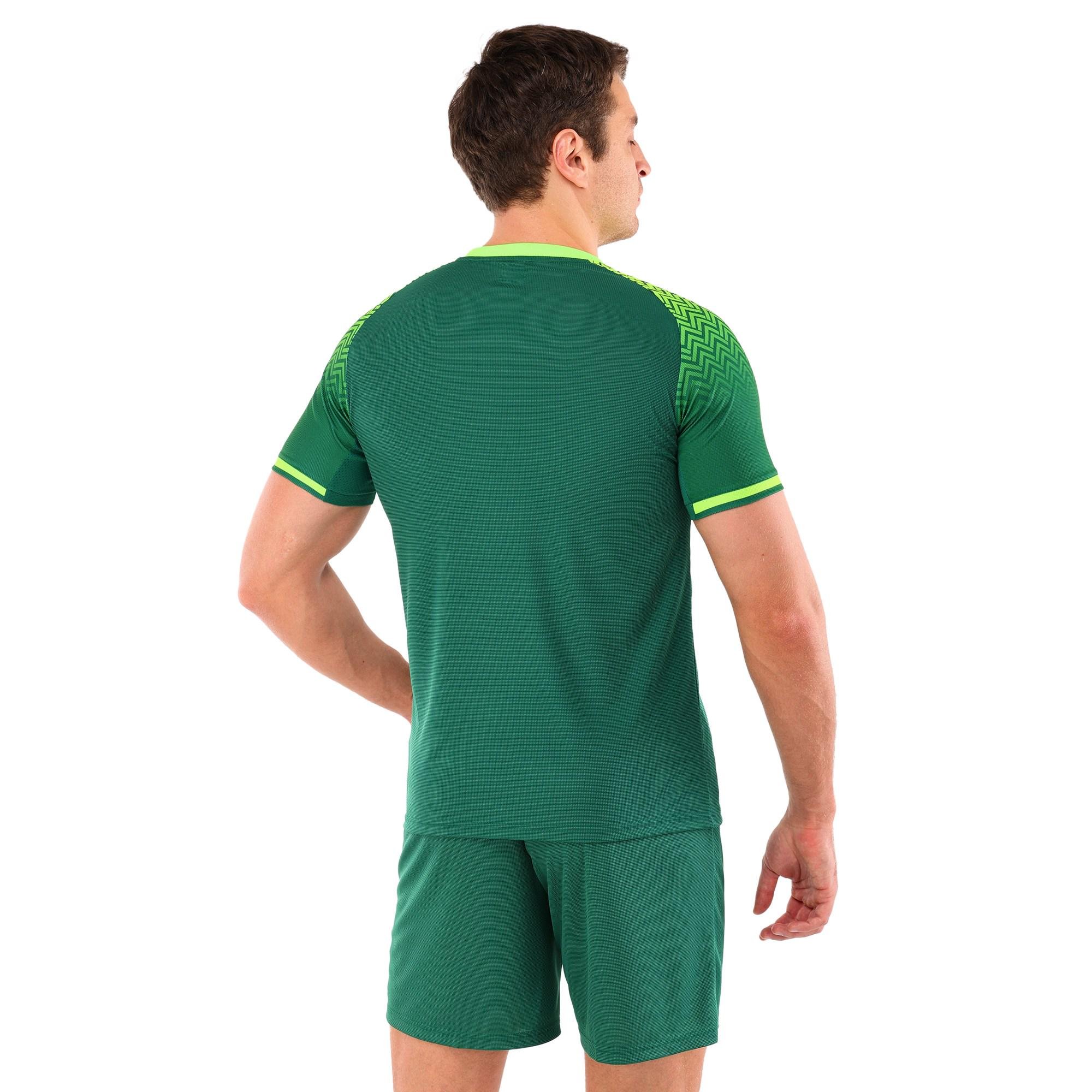 Форма футбольная комплект Lingo JG-6321 футболка/шорты полиэстер XS Зеленый (JG-6321_Зеленый_XS) - фото 2