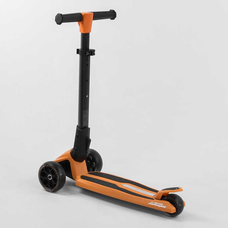 Самокат Best Scooter Lamborghini LB - 10200 трехколесный колеса PU со светом Самокат Best Scooter Lamborghini LB - 10200 трехколесный колеса PU со светом