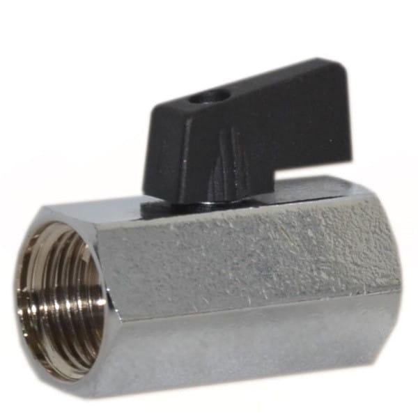 Кран шаровой мини Bonomi Niagara 1/2" ВВ прямой латунь (77000004) Кран шаровой мини Bonomi Niagara 1/2" ВВ прямой латунь (77000004)