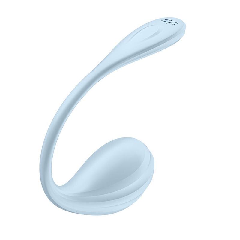Виброяйцо-смарт Satisfyer Smooth Petal Connect App Голубой (52830)