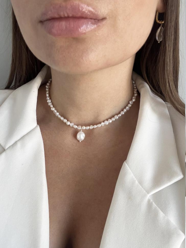 Чокер LeBijou перлиний з підвіскою (5258)