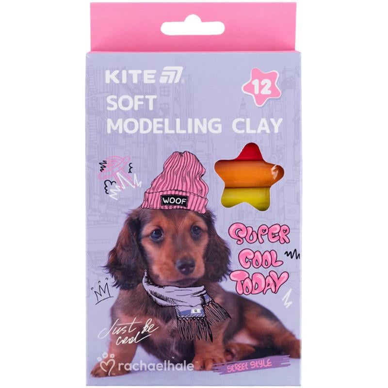 Пластилін восковий KITE R25-086 12 кол. 200 г