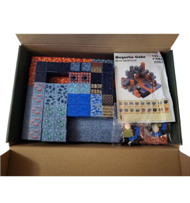 Конструктор магнитный майнкрафт Magnetic Cube приключения в пещере 143 дет. (10369) - фото 2 Конструктор магнитный майнкрафт Magnetic Cube приключения в пещере 143 дет. (10369) - фото 2