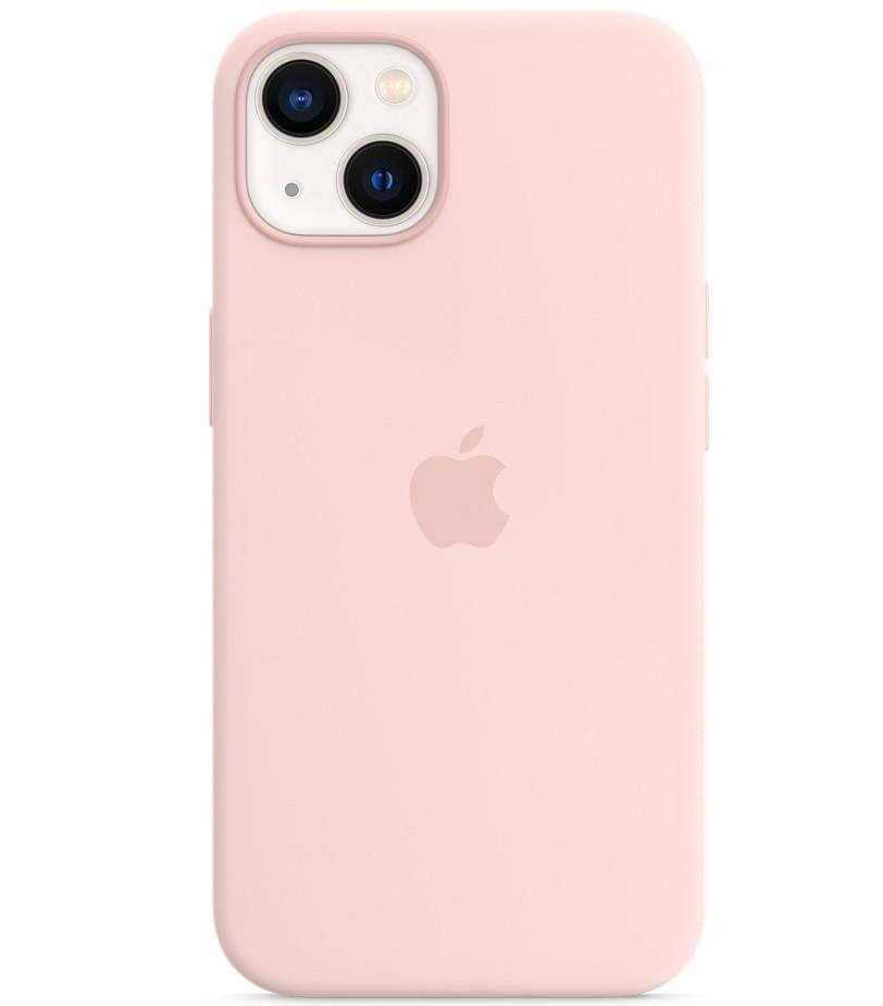 Силіконовий чохол-накладка Apple Silicone Case for iPhone 13, Chalk Pink (HC)(A)