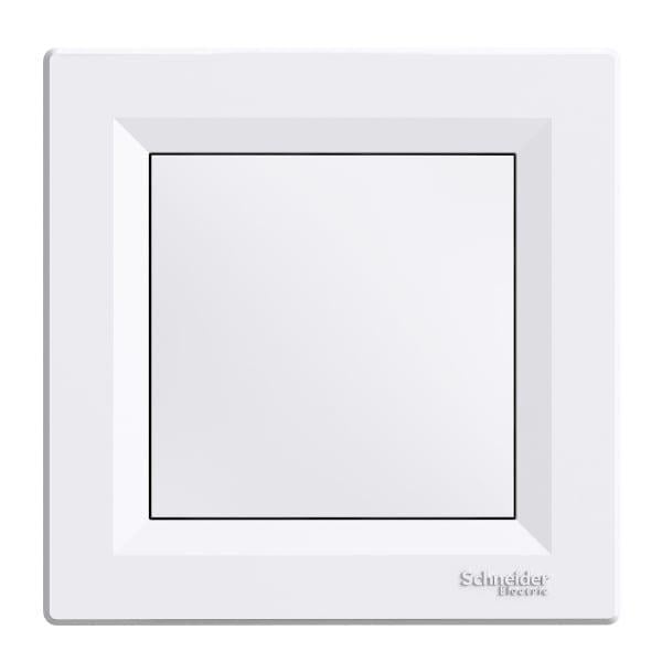 Заглушка Schneider Electric Asfora с рамкой Белый (00000014556)