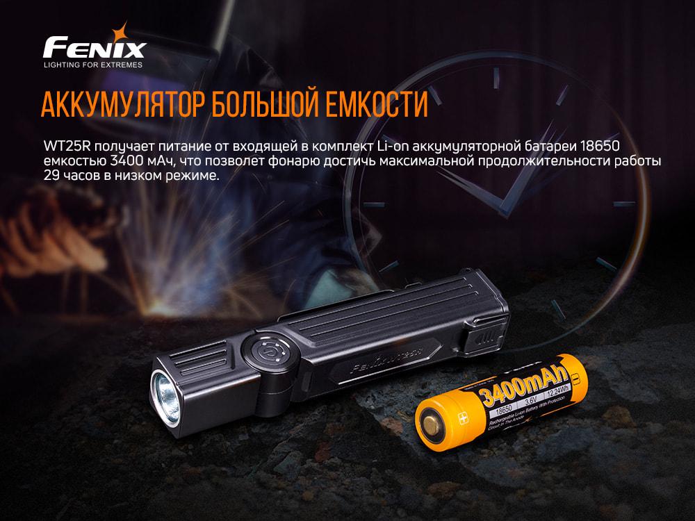 Фонарь ручной Fenix WT25R (atlantmarket_54707) - фото 14