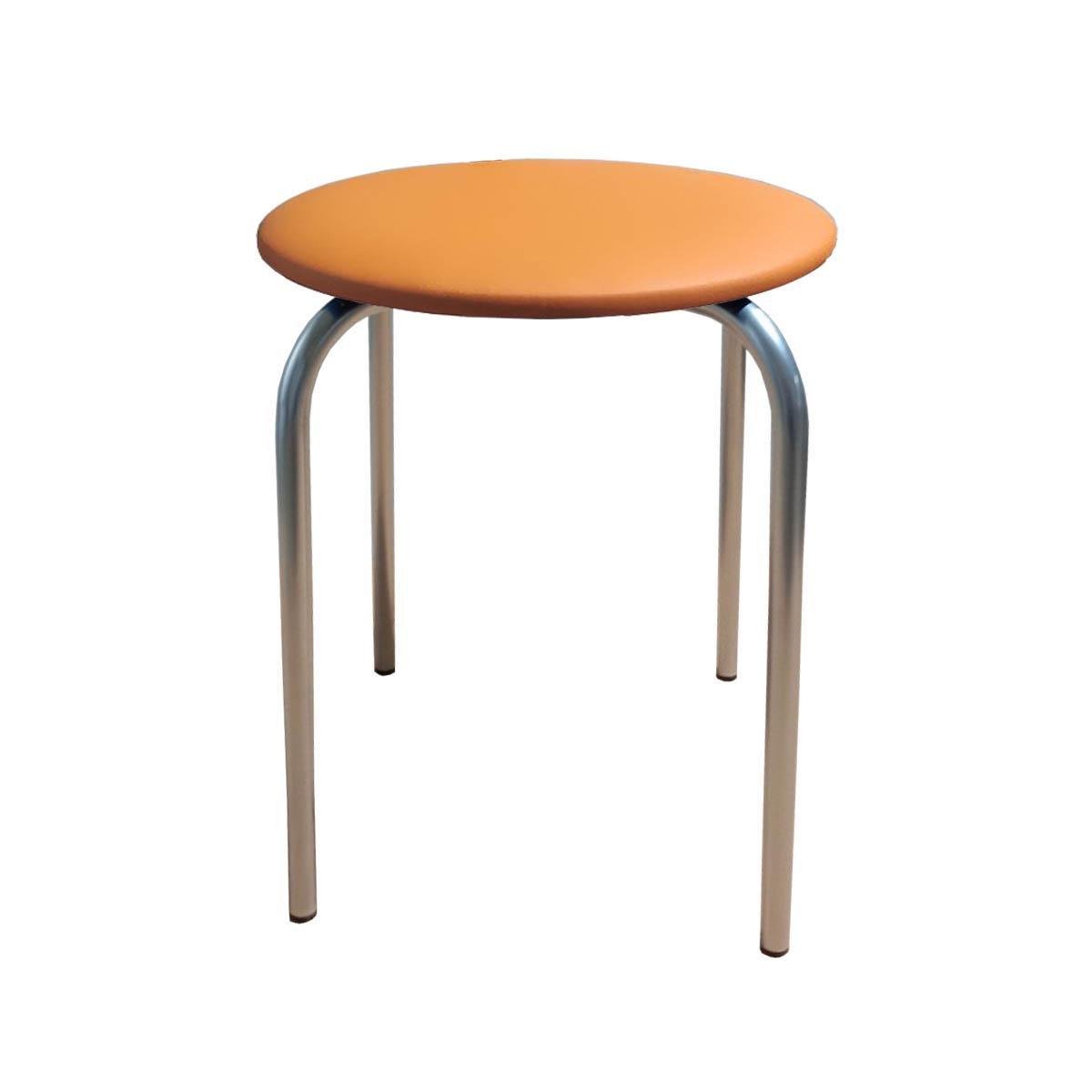Табурет для кухни Чико кожзаменитель Оранжевый/Алюминий (U26942-03) Табурет для кухни Чико кожзаменитель Оранжевый/Алюминий (U26942-03)