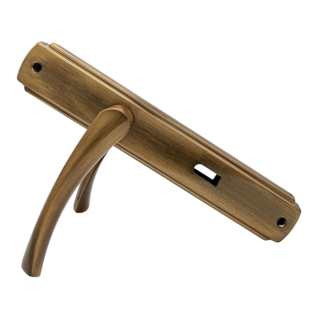 Ручки алюминиевые на планке под ключ Ozcanlar Serce Handle Mat/Oksit 72 мм (320077)