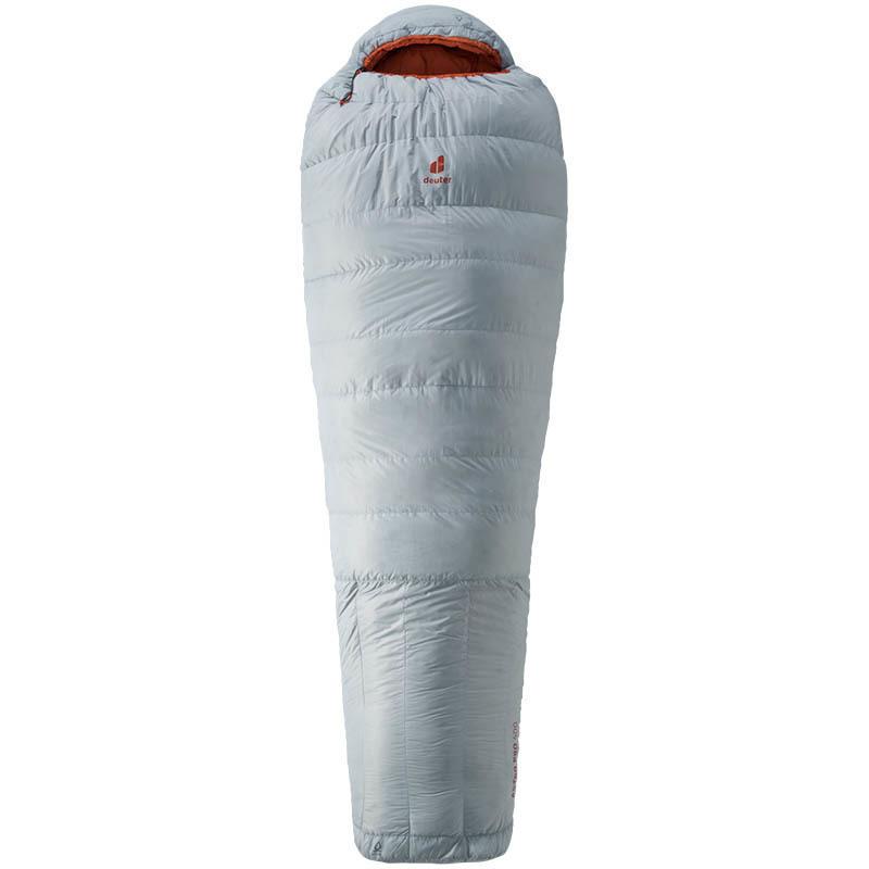 Спальный мешок пуховый Deuter Astro Pro 400 левый 205 см Tin/Paprika (3712023 4917 1)