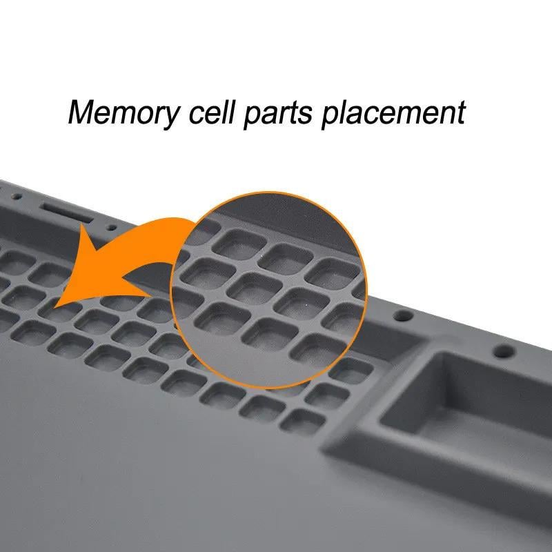 Килимок силіконовий термостійкий TE-613 для розбирання і паяння з комірками 350х250 мм (ART-13979) - фото 4