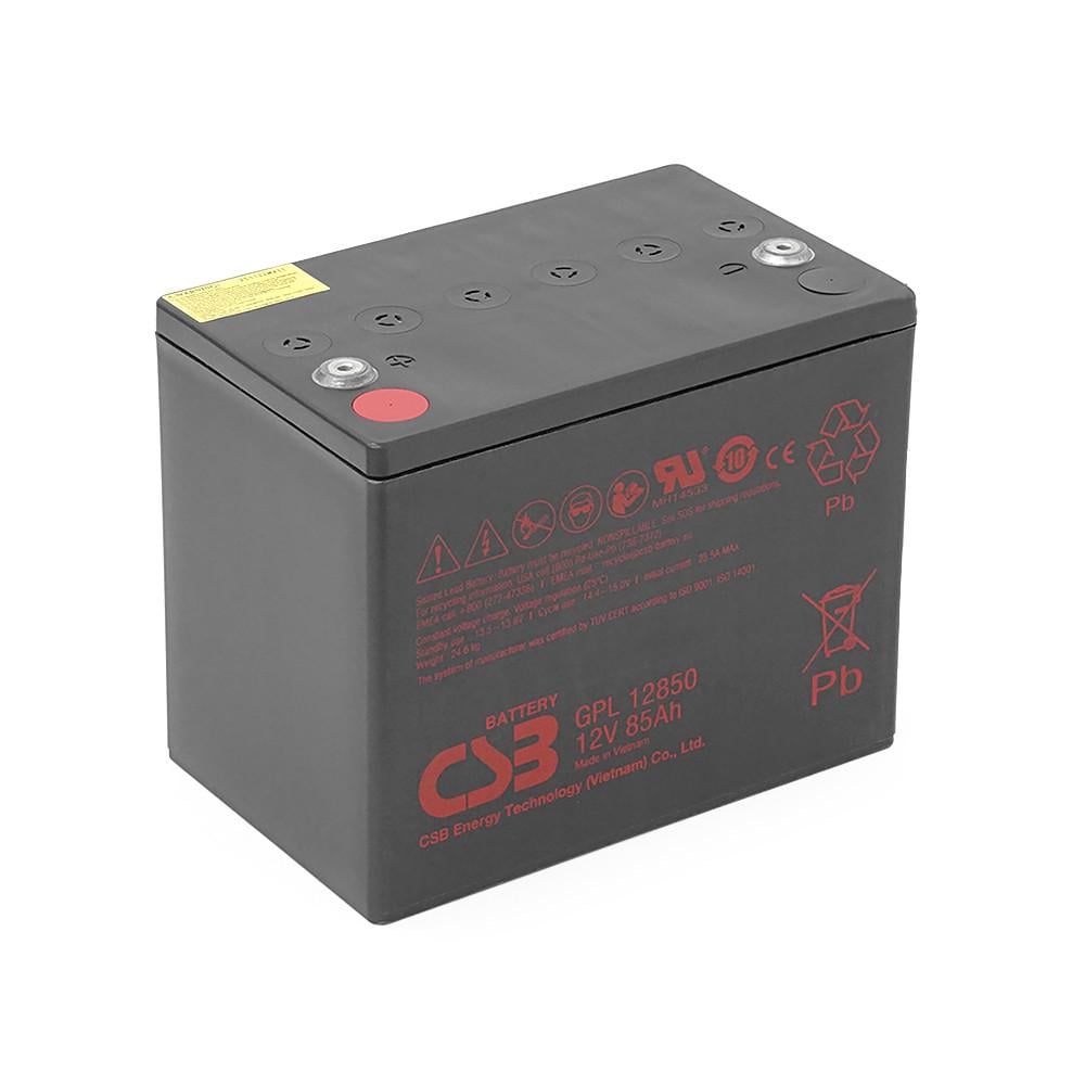 Батарея аккумуляторная CSB GPL12850 12V 85Ah Black