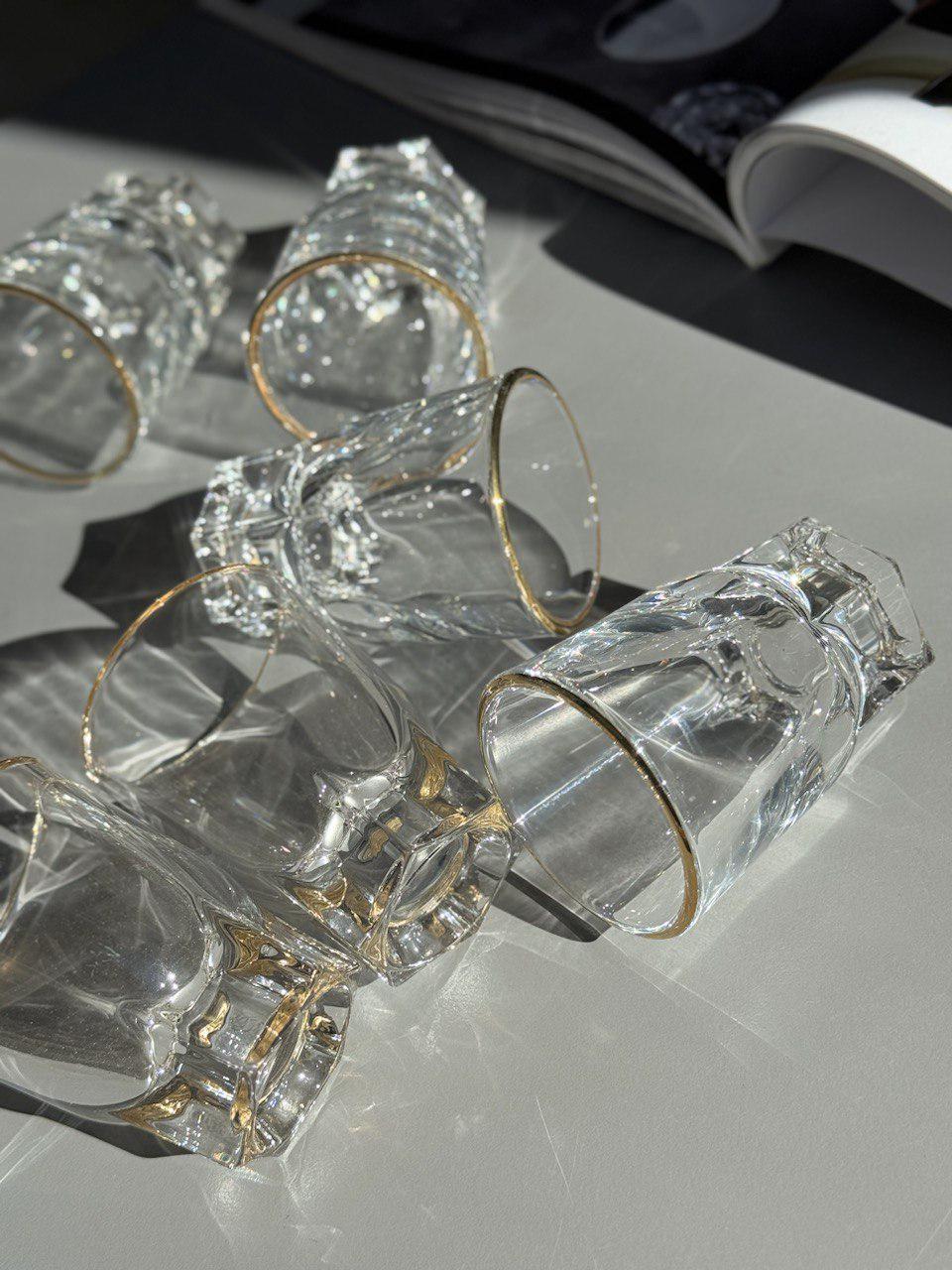 Набор рюмок Тюльпан 70 мл 6 шт. Прозрачный (102-827) - фото 6 Набор рюмок Тюльпан 70 мл 6 шт. Прозрачный (102-827) - фото 6