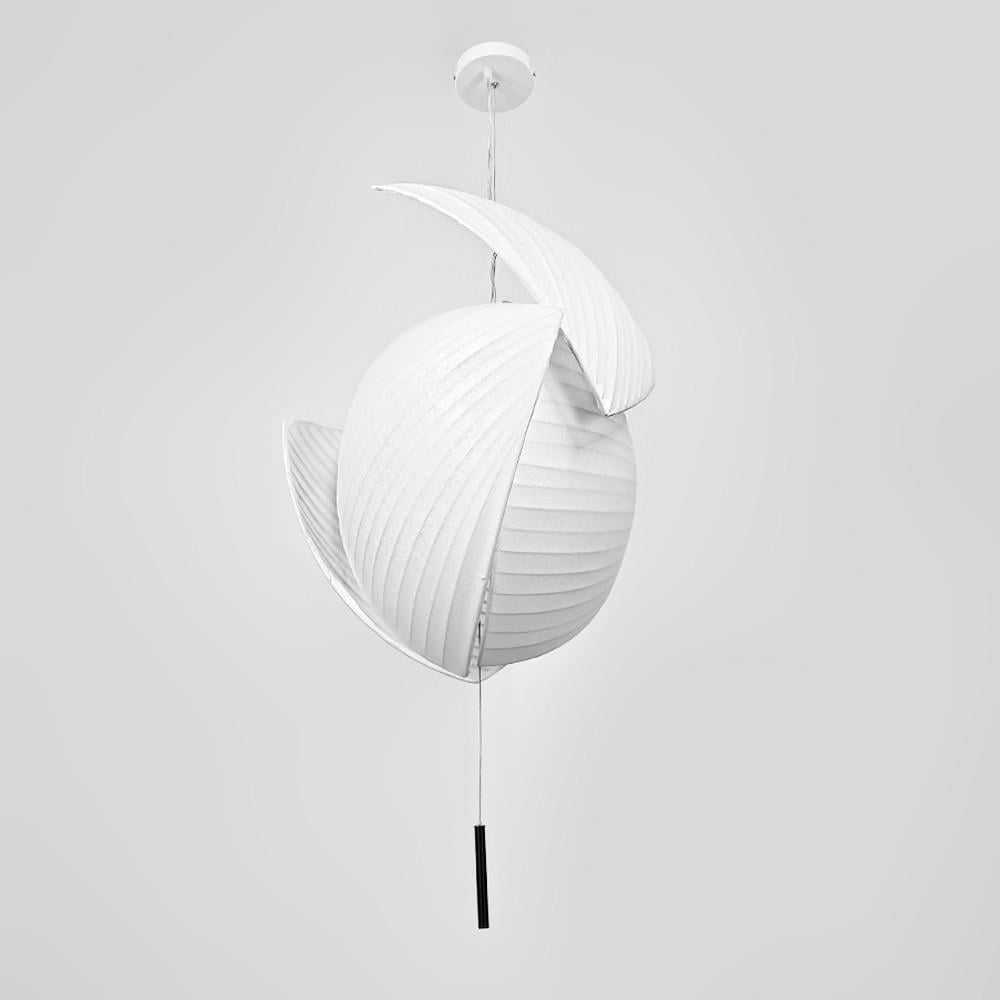 Люстра с 4-белыми фигурными пластинами (PL 051-500х650-4)