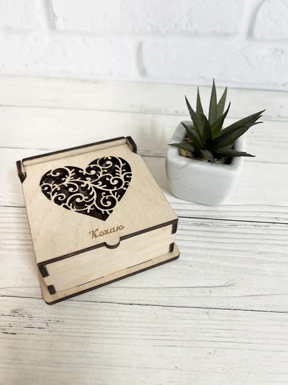 Коробка подарункова з фанери (К-05)