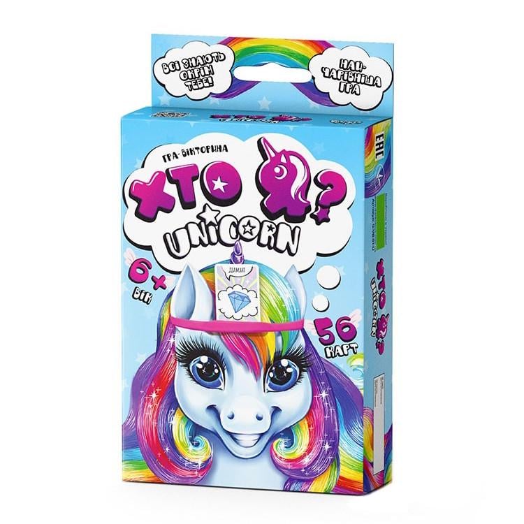 Настільна гра Danko Toys Хто Я? Unicorn HIM-05-01U (RLT21092)
