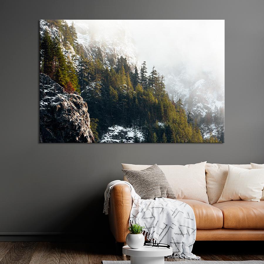 Картина природа Горный лес 51x34 см (A1087-1)