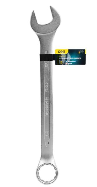 Ключ гаечный комбинированный Deli Tools EDL140030L 30 мм (27207073)