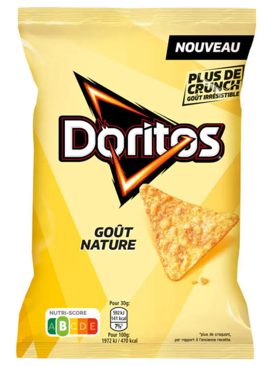 Чипсы Doritos Goût Nature 160 г (2251423513)