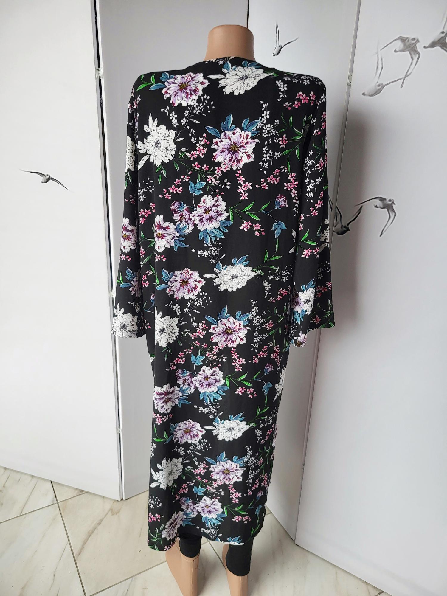 Накидка кимоно женская удлиненная Only 14615 4XL Черный (54) - фото 6 Накидка кимоно женская удлиненная Only 14615 4XL Черный (54) - фото 6