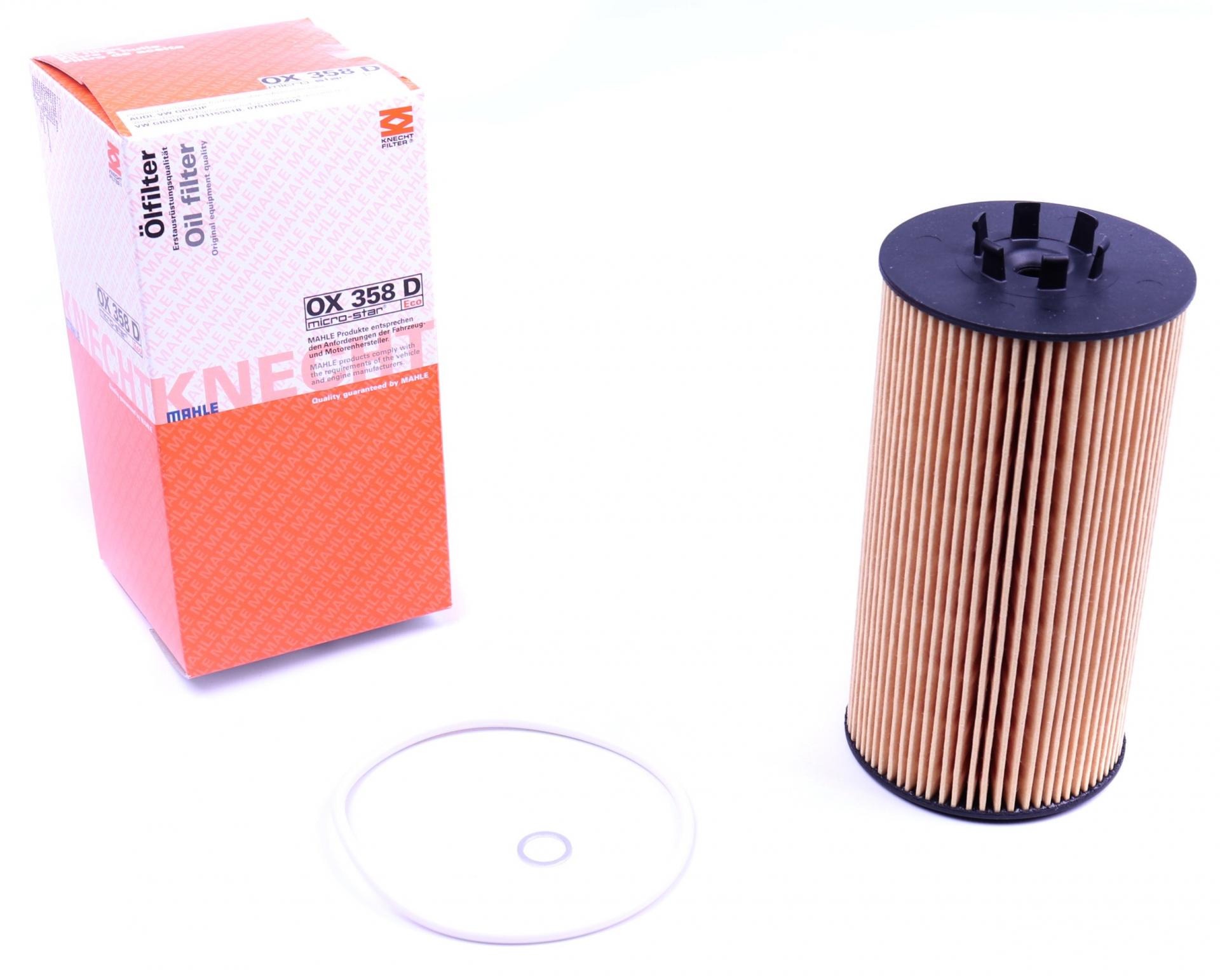 Фильтр масляный KNECHT для Audi A4/A6/A8 4,2i 02-16 (OX 358D)