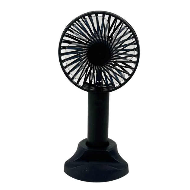 Вентилятор з підставкою X-9 9 см акумуляторний Чорний (GR-04498)