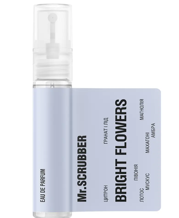 Парфюмерная вода Mr.SCRUBBER Bright Flowers тестер 3 мл (2178976105) Парфюмерная вода Mr.SCRUBBER Bright Flowers тестер 3 мл (2178976105)
