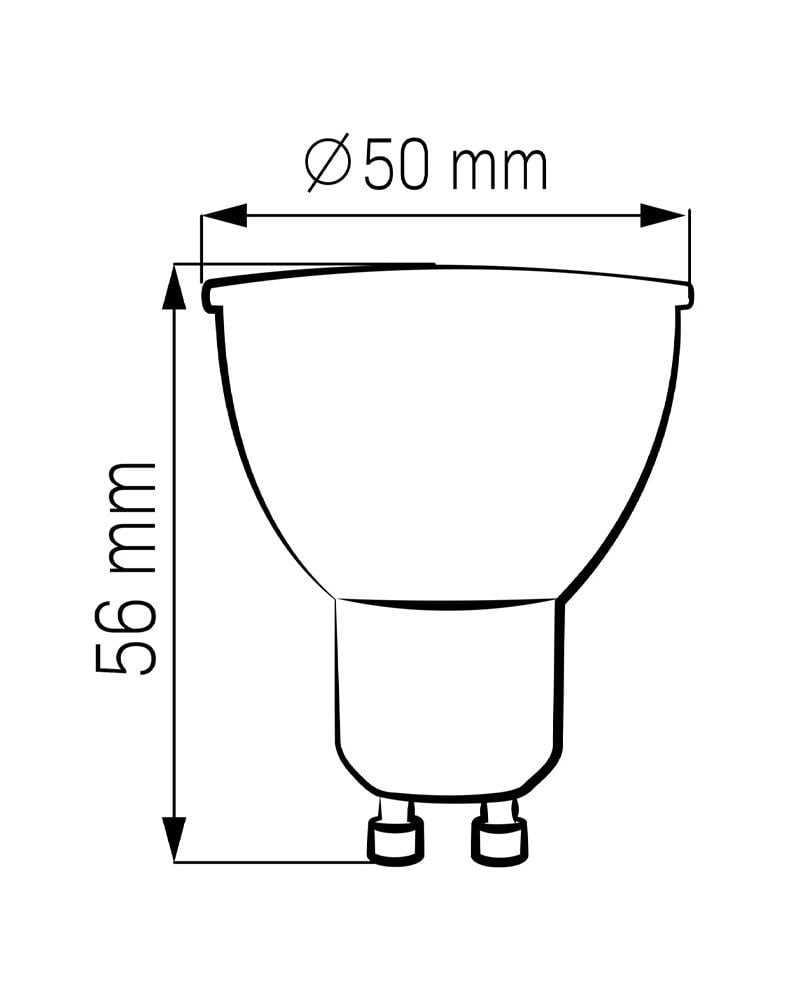 Светодиодная лампочка Polux 328502 GU10 10W 4000K 1000Lm IP20 Белый - фото 2 Светодиодная лампочка Polux 328502 GU10 10W 4000K 1000Lm IP20 Белый - фото 2