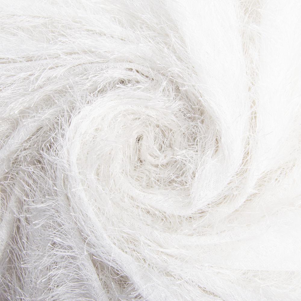 Ткань сетка Лебедь Крем (24394)