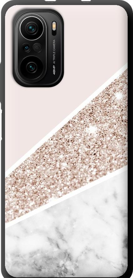 Чехол на Xiaomi Poco F3 Пастельный мрамор (4342b-2280-42517)