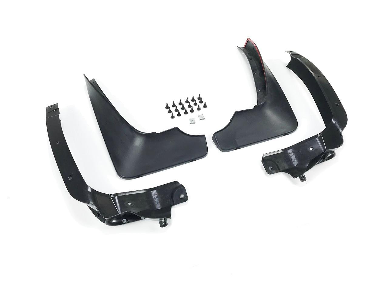 Брызговики автомобильные для BMW F07 5-Series GT 2009-2017 резиновые Черный (82162155847)