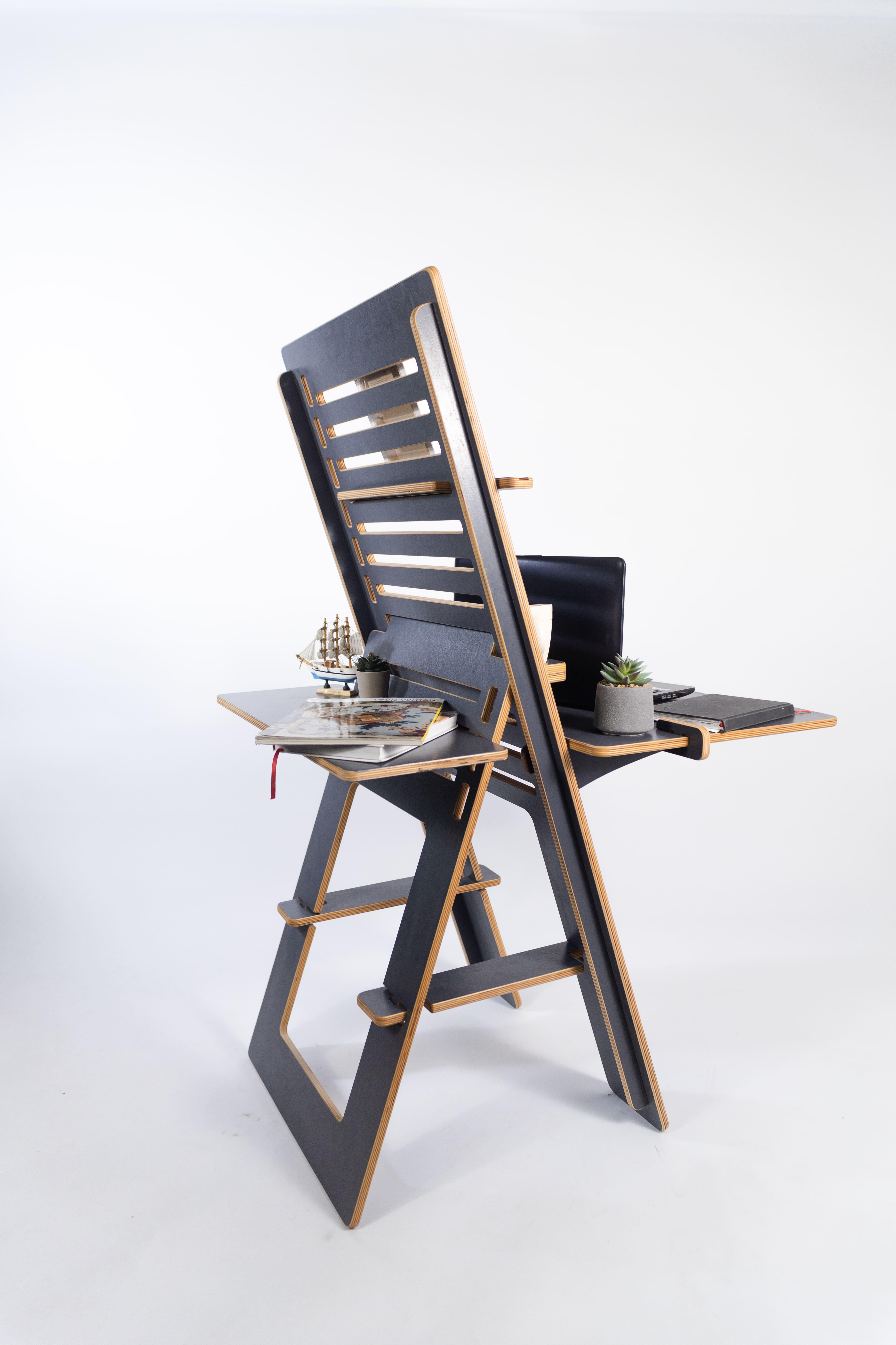 Стіл для роботи стоячи та сидячи Otaman Desk Artist з покриттям Гранітний - фото 3 Стіл для роботи стоячи та сидячи Otaman Desk Artist з покриттям Гранітний - фото 3