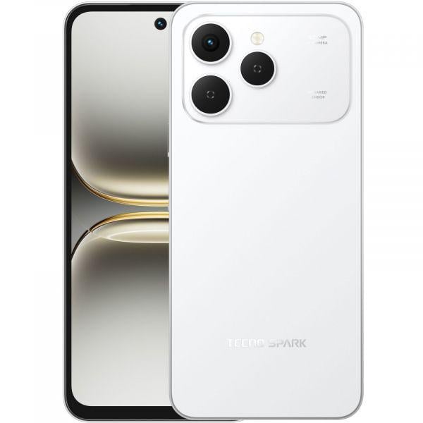 Смартфон Tecno Spark 40 KM5n Veil White (4894947091575)