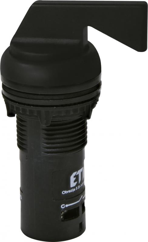 Переключатель IO-II ETI ECS3L-N30-20 2NO 22 мм 3 фиксированных положения Черный (4771646)