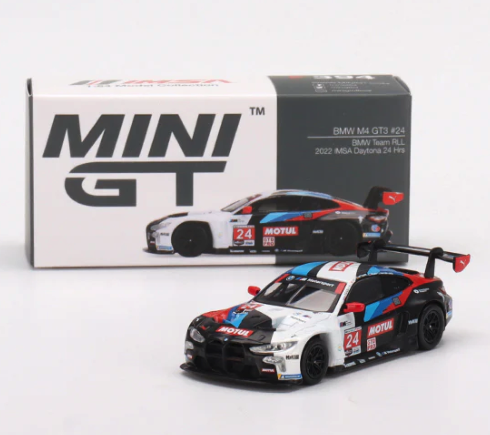 ᐉ Модель автомобиля Mini GT 1:64 BMW M4 G82 GT3 #24 2022 IMSA