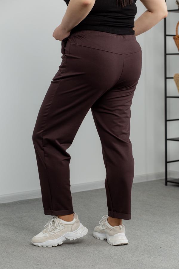 Спортивні штани жіночі AKSAN 2XL Коричневий (22.1530_brown_50(2XL)) - фото 3