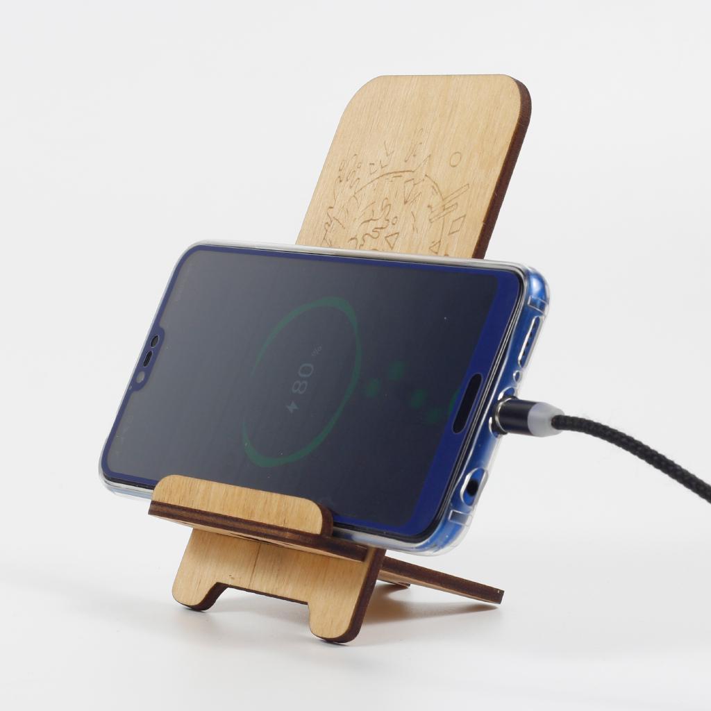 Підставка-тримач для телефону з дерева 27 (03020020) - фото 7 Підставка-тримач для телефону з дерева 27 (03020020) - фото 7