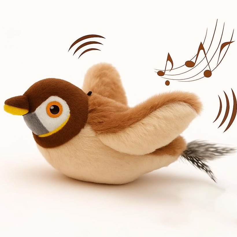 Игрушка для кота Птичка прыгающая/летающая со звуками (0067455) Игрушка для кота Птичка прыгающая/летающая со звуками (0067455)