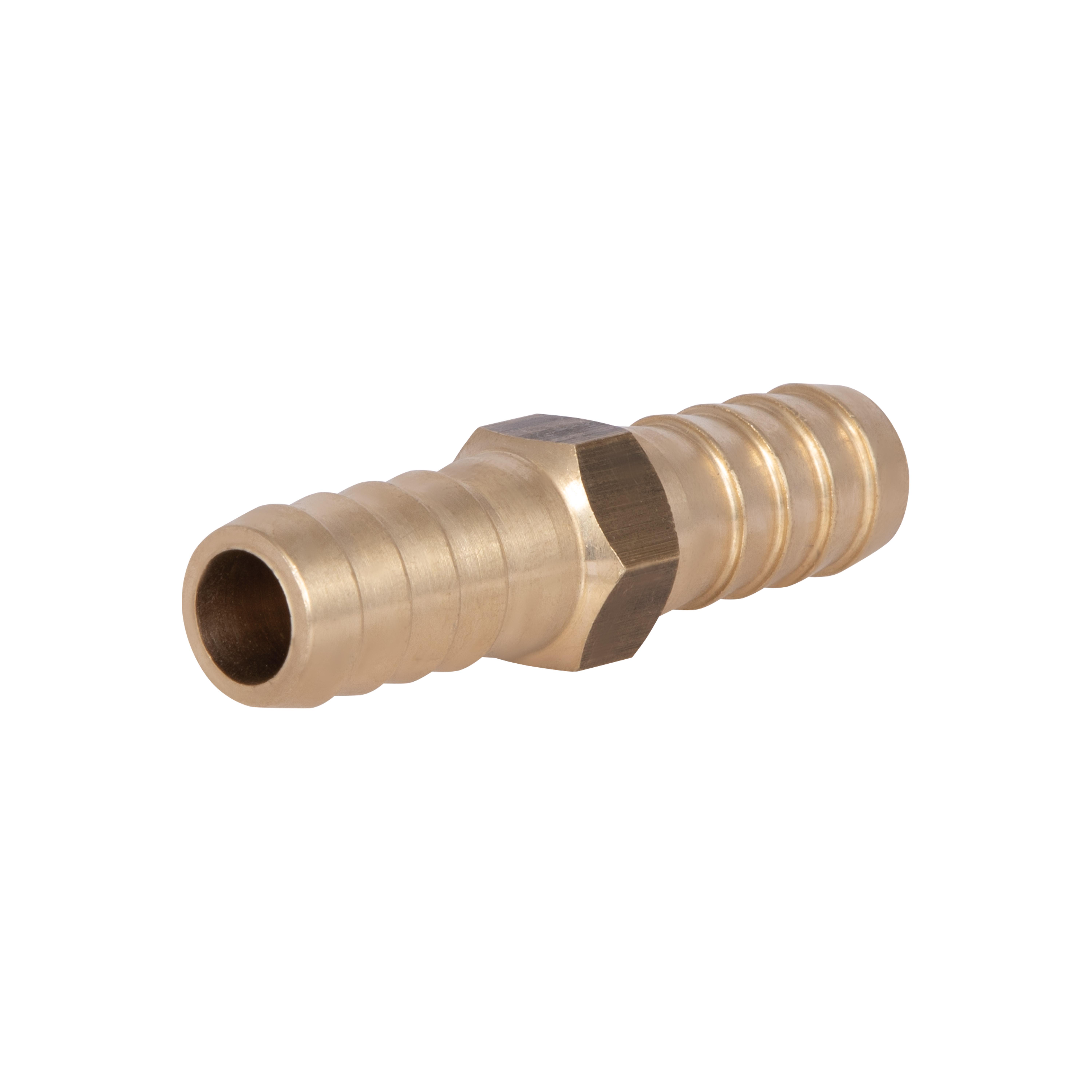 Соединение латунное Thermo Alliance Standart Елка под шланг одинарник Елка d12 Желтый (SD42412)