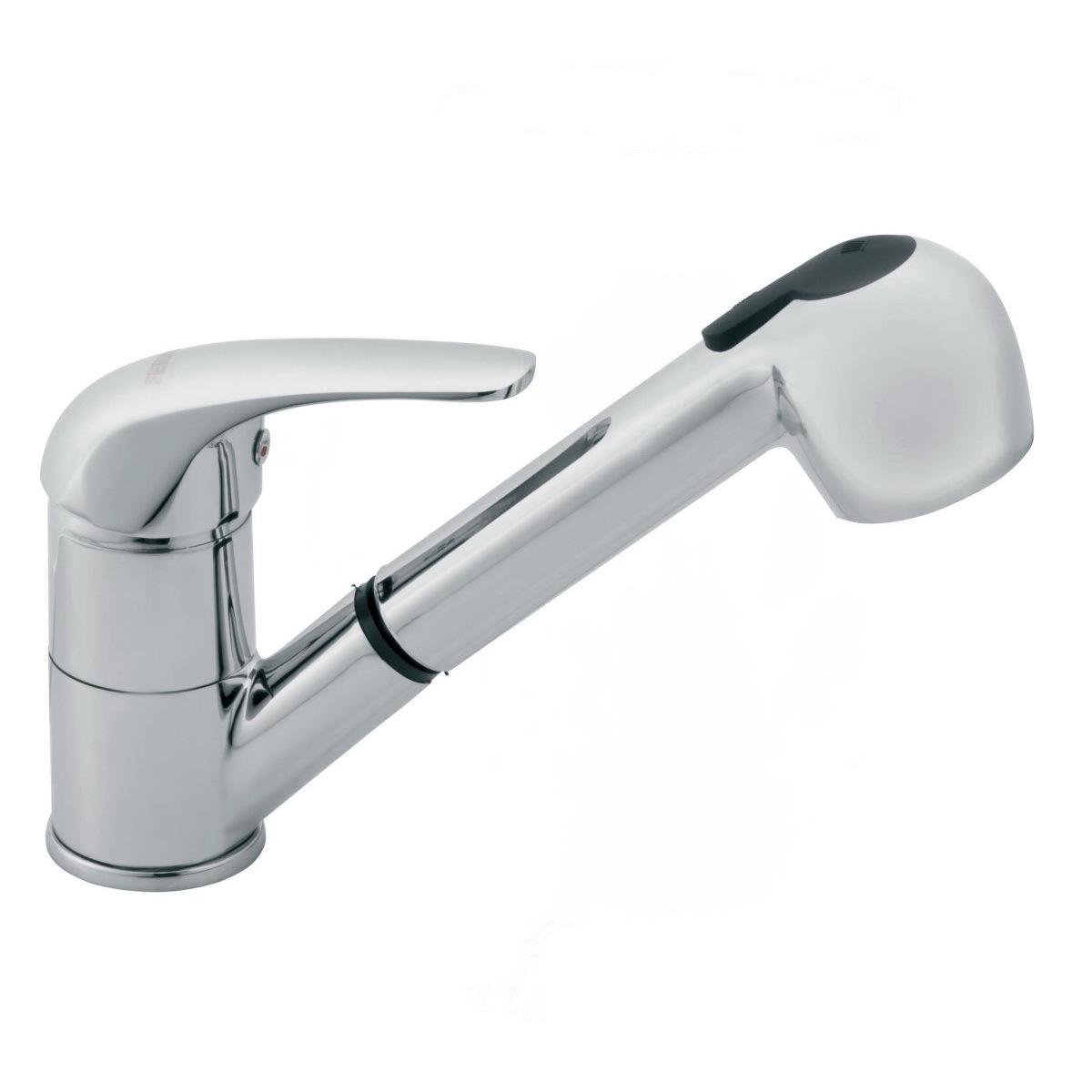 Смеситель для кухни Ferro Vasto BVA8 с видвижной лейкой Хром (174934)